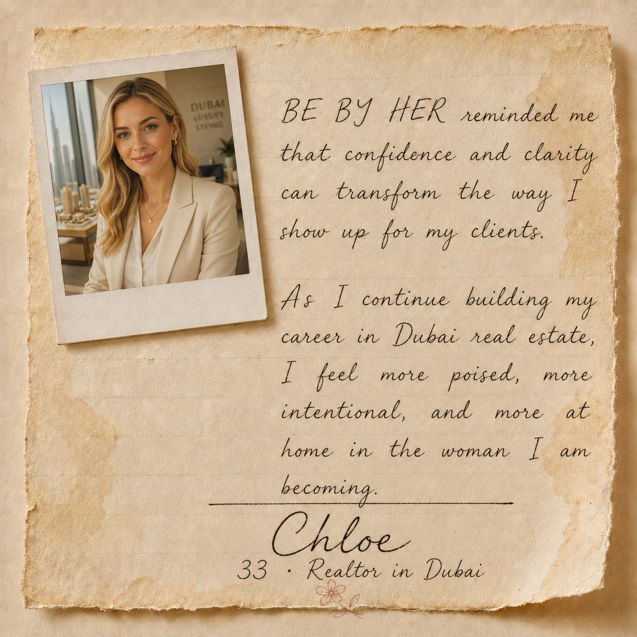 Chloe · Realtor in Dubai