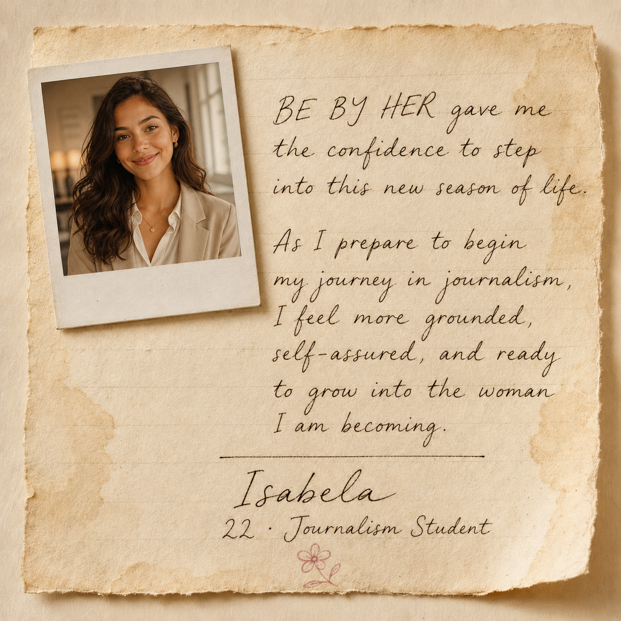 Isabela · Journalism Student